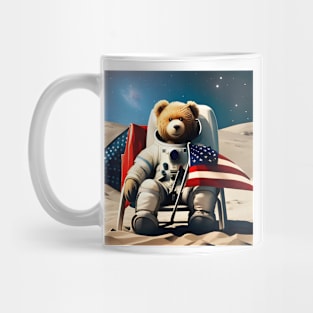 Teddy in a Space suit on the Moon Mug